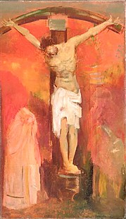 Odilon Redon - The Crucifixion