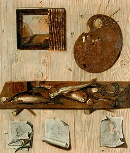 Andrea Domenico Remps - Trompe-l´oeil-still life as an allegory of nature