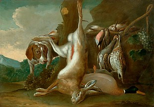 Leopold Axtmann - Hunt still life