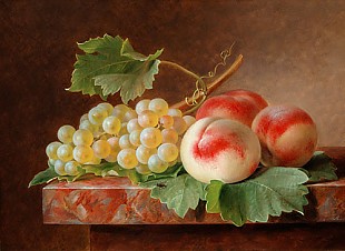 Johanne (Hanne) Hallesen - Fruit still life