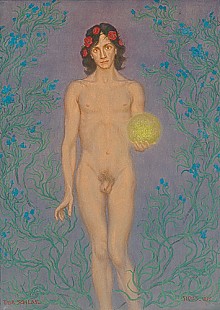 Hugo Höppener - Pseudonym Fidus - The sleep