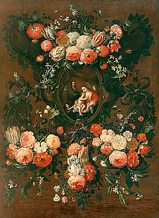 Daniel Seghers - Floral still life