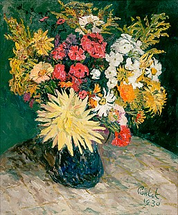 Bernhard Pankok - Flower stillife