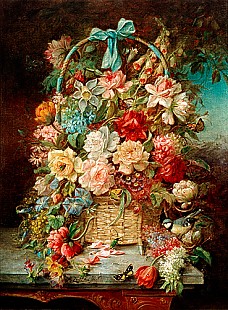 Hans Zatzka - Flower stillife
