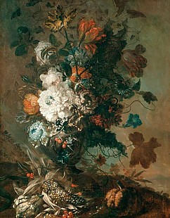 Niederländ. Meister - Huge flowers still life