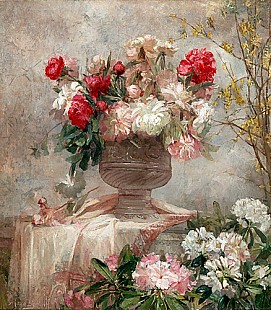 Marie de Bièvre - Huge flowers still life