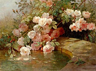 Helene Stromeyer - Rosebush at the well