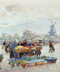Hans Herrmann - Flowermarket in Vlissingen