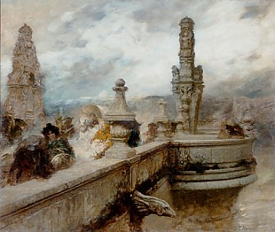 Ferdinand Keller - Roman bridge
