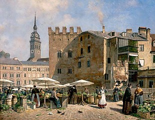 August Splitgerber - Viktualienmarket in Munich