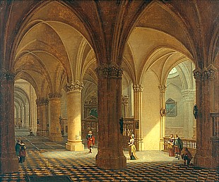 Isaac van Nickele - Church interieur