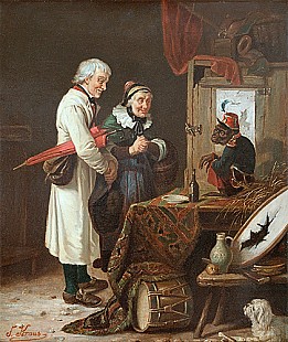 Friedrich Kraus - To wonder at the circus monkey