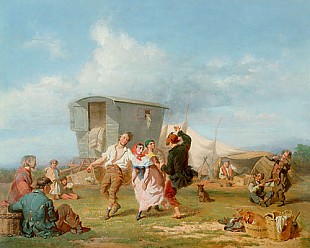 George Elgar Hicks - Summer festival on the country