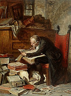 Heinrich Stelzner - The books fool