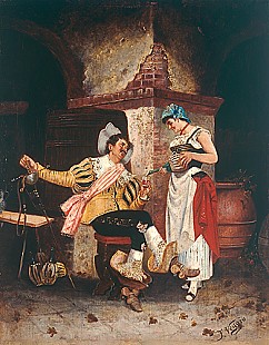 F. Veggio - Flirt with the waitress