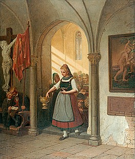 August Dircks - The young churchgoer