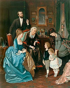 Carl Schleicher - The birthday of grandmother