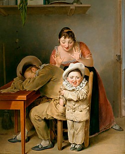 Louis Marie Sicard - The little Harlekin