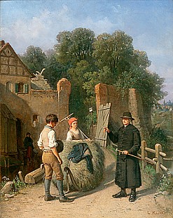 Ernst Hader - Reprimand to young lovers