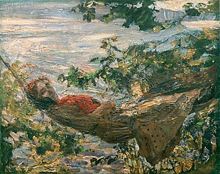 Max Slevogt - In the hammock