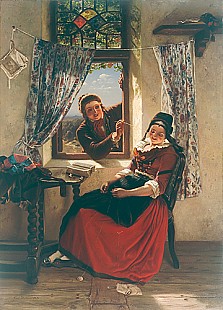 Carl Hübner - Young lovers