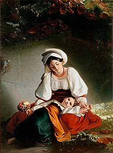 August Johann F. Riedel - Mother from Alvito - original title