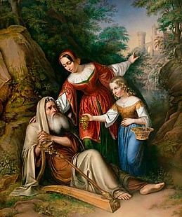 Eduard George - The invitation to the contemplation into the knight castle