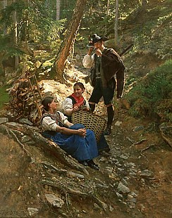 Hans Ole Brasen - The flirt with the hounter