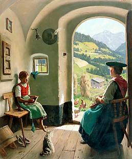 Emil Rau - Contemplative hours at the grange