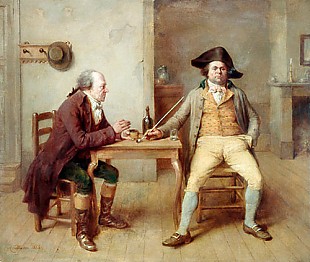 Jean-Baptiste Madou - Deux politiques (Two politics)