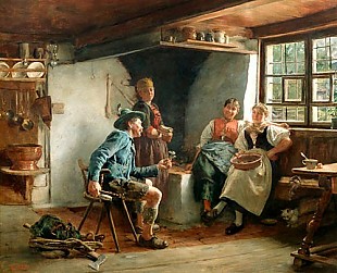 Emil Rau - At the villages graces