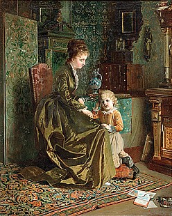 Johann Hamza - Waiting of  fathers return home