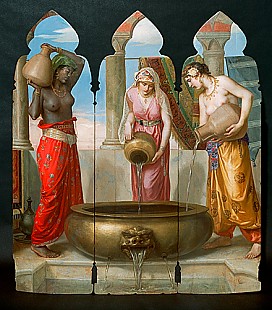 Walter Crane - Allegory of continents of Africa, Asia and Europe