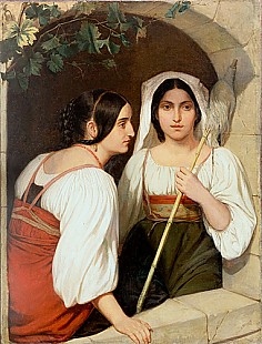 Carl Steffeck - Two Italians