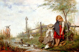 Adolf Echtler - The ducks thief