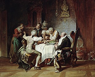 Jakob Emanuel Gaisser - The luxurious meal
