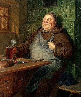 Eduard Grützner - After meal