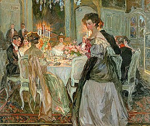 Emil Felix Jung - Society at Vespertime