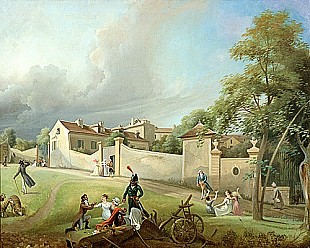 Jean Louis Bezard - Sonday afternoon at a stately home
