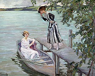 Edward Cucuel - At landing stage