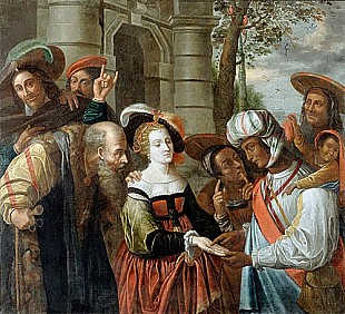 Niederländischer Meister - The fortune-teller