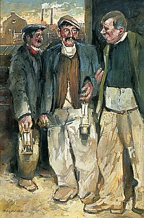 Hans Baluschek - Night shift