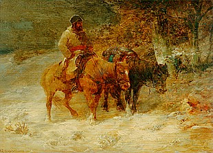 Adolf Schreyer - Return home