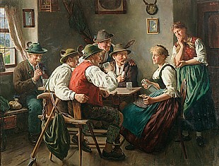 Emil Rau - Flirt in farmers sitting room