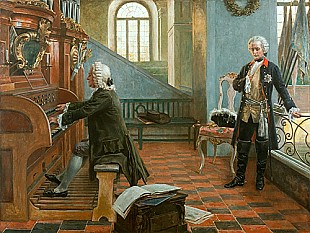Rudolf Eichstaedt - J.S.Bach plays organ for Frederick the great