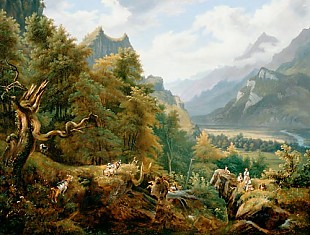 Paul Rötter - Summer day in the Hasli valley