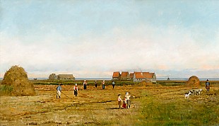 Rudolf Hirth du Frenes - Hay harvest