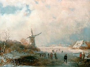 Elias van Bommel - Ice runner on frozen up Dutch river mouths