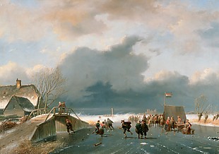Andreas Schelfhout - Ice course joys