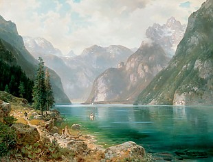 Ludwig Sckell - Party at Lake